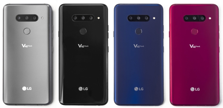  LG V40 ThinQ: five cameras and a QHD+ OLED FullVision screen