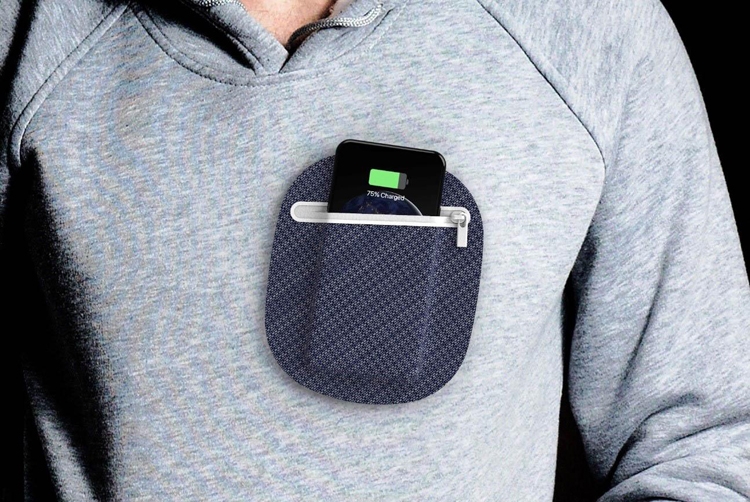  Panasonic invented a pocket for charging gadgets