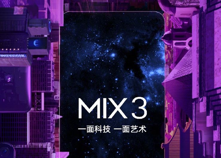  Smartphone Xiaomi Mi Mix 3 with 10 GB of RAM