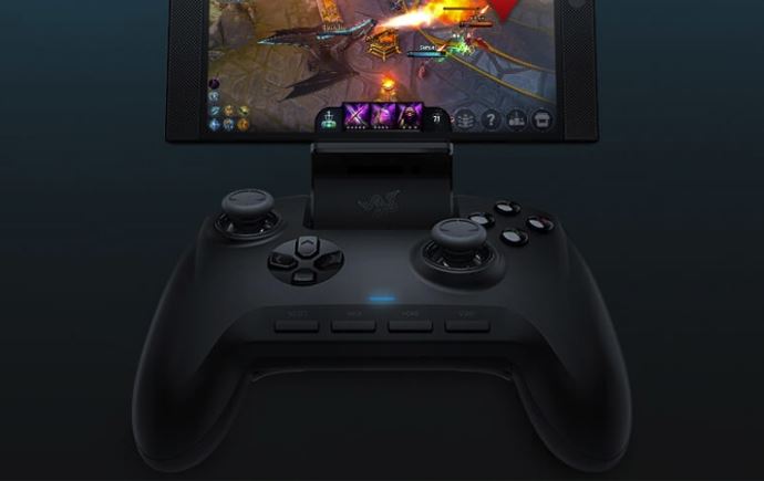  Razer Raiju Mobile: game controller holder for Android smartphone