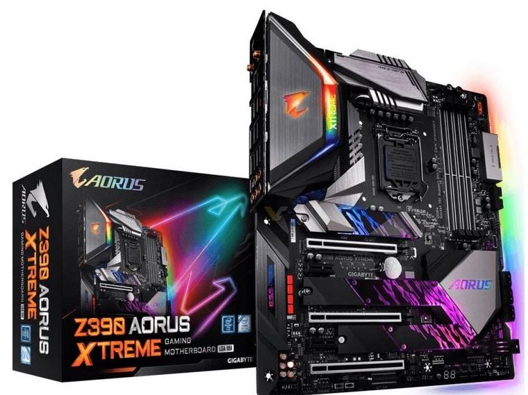  GIGABYTE introduced the flagship motherboard Z390 Aorus Xtreme