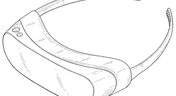  LG patented virtual reality glasses