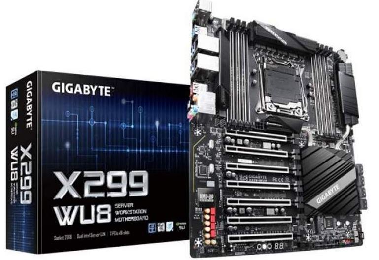  GIGABYTE X299-WU8 motherboard