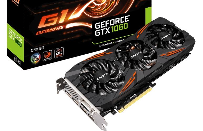  Gigabyte presented the video card GeForce GTX 1060 G1 Gaming with GDDR5X memory