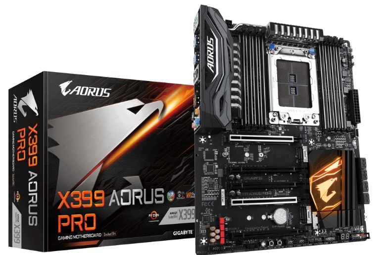  Gigabyte X399 Aorus Pro: motherboard for AMD processors