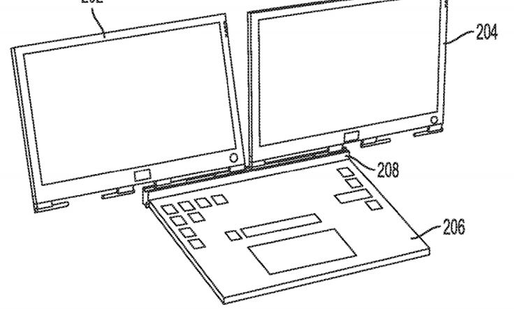  Dell designs a laptop with two displays